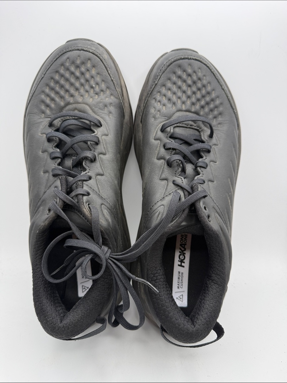 Hoka BONDI SR men’s 10 Black Cushioned Work Sneakers S1 - Picture 4 of 6